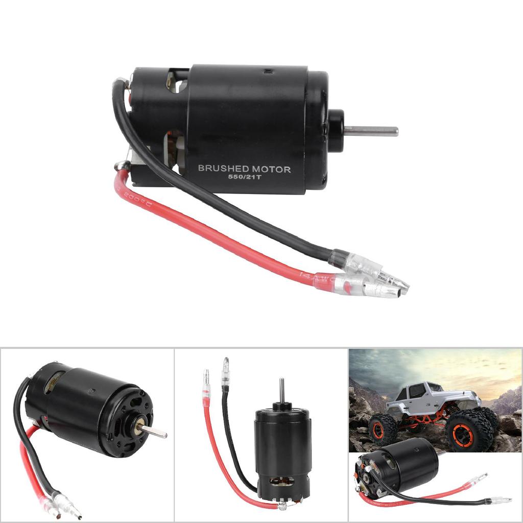 550 Carbon Brushed Motor for 1/10 RC Model Car (12T)