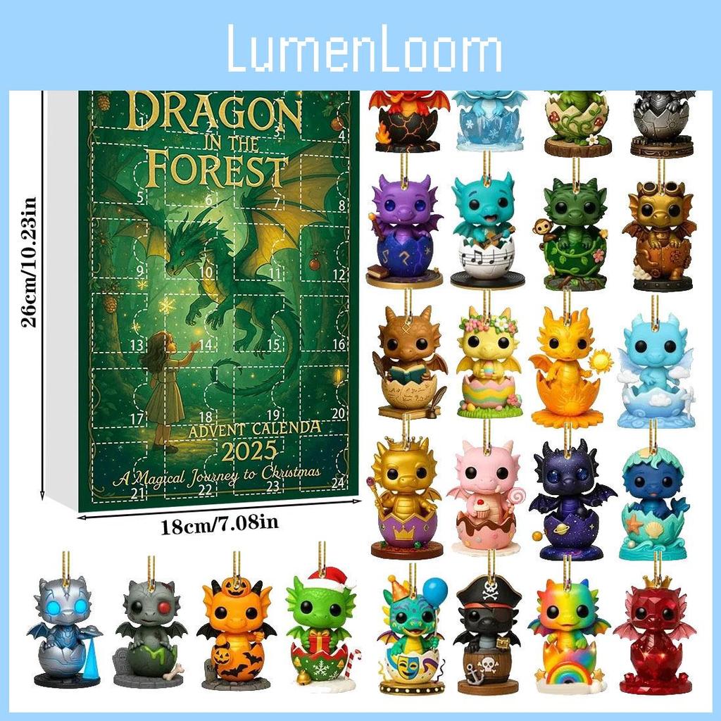 Dragon Christmas Tree Decorations With Acrylic Animal Ornaments For Festive Gifting