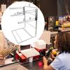 Grocery Bag Holder T Shirt Bags Rack Sturdy Space Saving Metal Shopping Stand Organizer for
