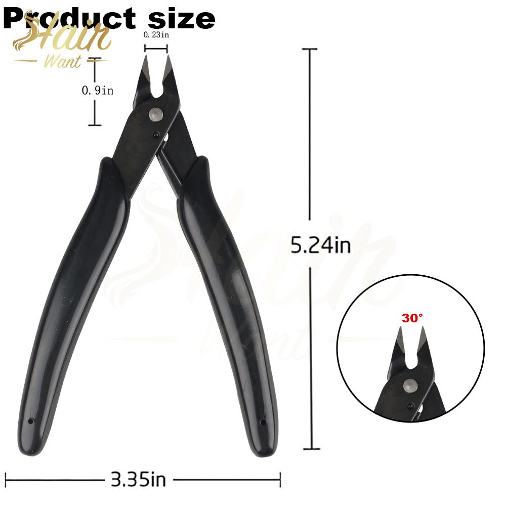 Keratin Bond Cutting Pliers Pre- Bonded Extensions Pliers Hair Pliers Cutter K-Tip Extensions Bonding Cutter