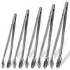 5/1Pcs Non-Slip Stainless Steel Food Tongs Salad Bread Clamps Cooking Tools Barbecue Meat Tongs Serving Clips Kitchen Gadgets