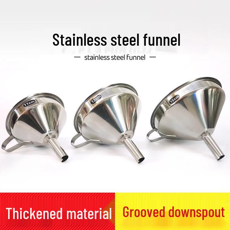 304 Stainless Steel Funnel with Filter