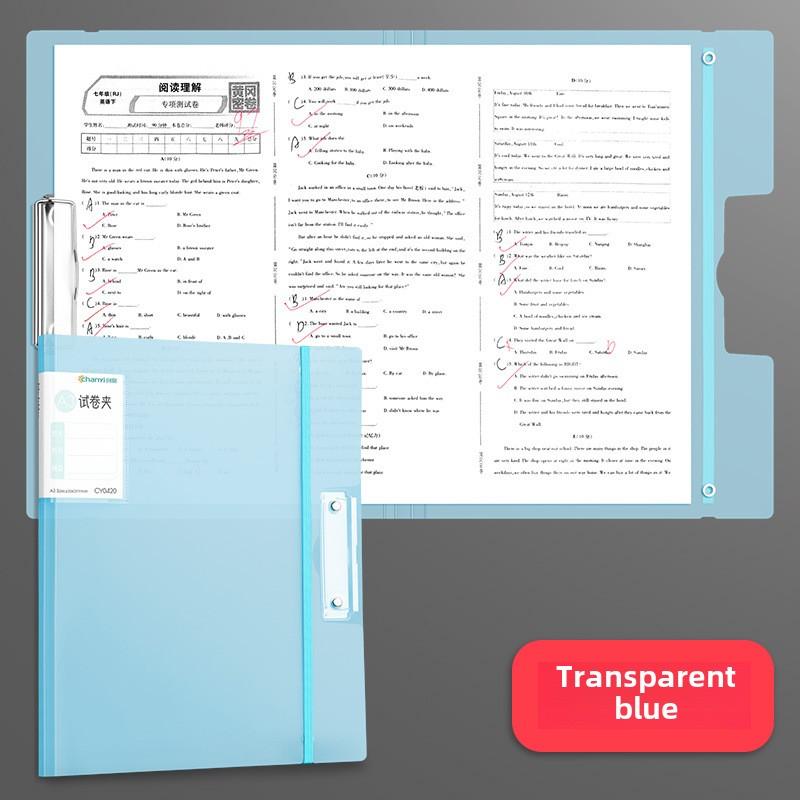 NEW Strap Design A3 File Folder Students Exam Paper Storage Clip Multifunction Clipboard Writing Pad Document File Folders