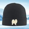 Fluffy Happy Dog Smiling Out Side Unisex Women Unisex Knitted Hat Beanie Pullover Cap Winter Thermal Warm Christmas Outdoor Cycling