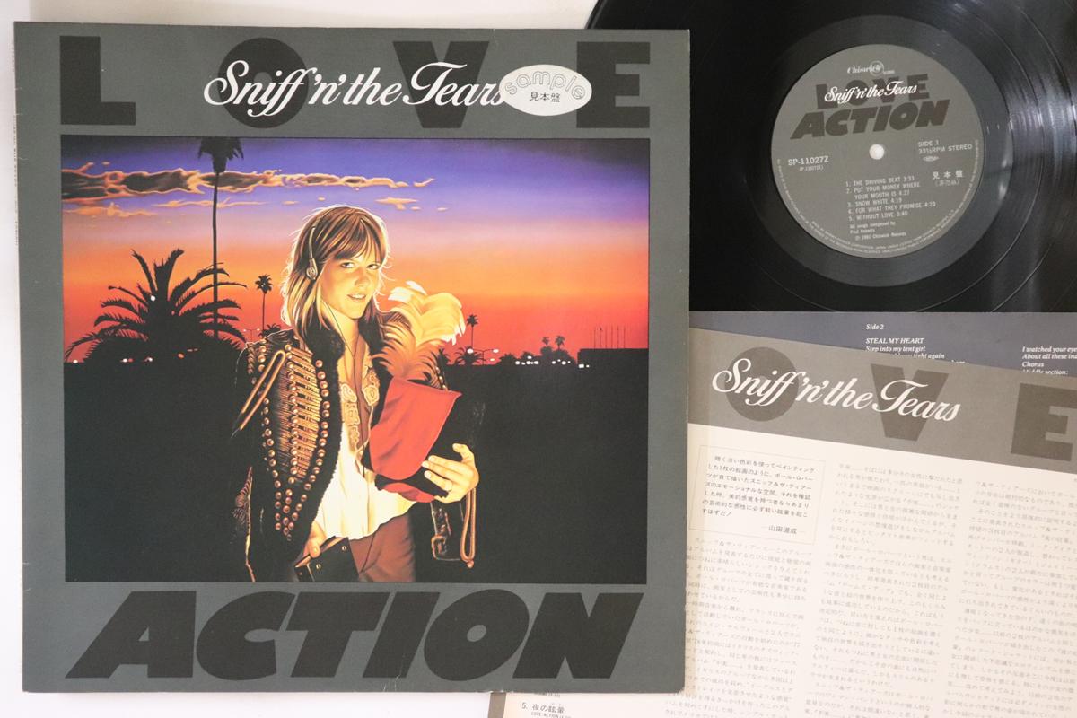 

LP Record SNIFF N THE TEARS Love Action SP11027ZPROMO CHISWICK Japan Rock Used