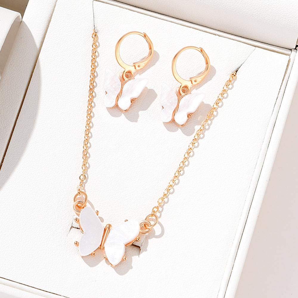 4 Piece Set Women Minimalist Versatile Zircon Necklace Earrings Bracelet Fashion Light Luxury High End Personalized Accessories