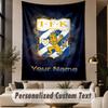 Custom Text Tapestry ifk göteborg Print Wall Tapestry Indoor Living Room Wall Decor