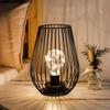 TRIROCKS-style Metal Table Lamp, Popular, 21cm Tall, Stylish, Indirect Lighting, Antique-inspired, Perfect for Rooms, Bedrooms, Offices,
