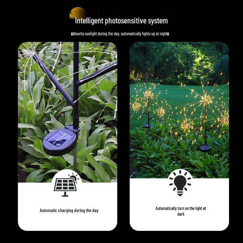 Sinso Solar Fireworks Decorative Garden Lights