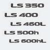 AABGE1 For Lexus LS LS350 LS400 LS460 LS460L LS500h LS600h LS600 Car Trunk ABS Chrome Letters Logos Badge Emblem Decals Styling Sticker