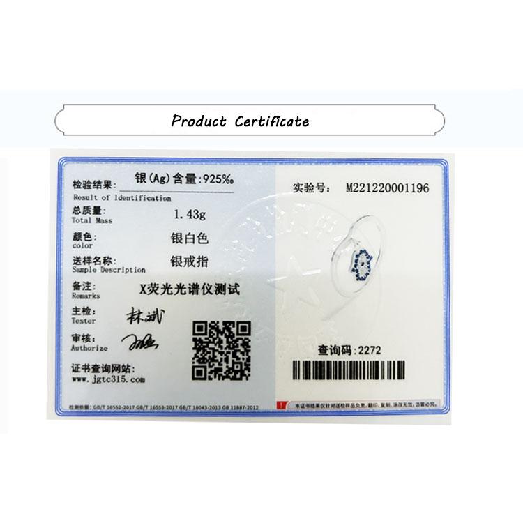 Creative Sapphire Hand Palm Round Full Zircon Couple 925 Silver Ring for Women Original Sterling Silver Anniversary Gift Jewelry