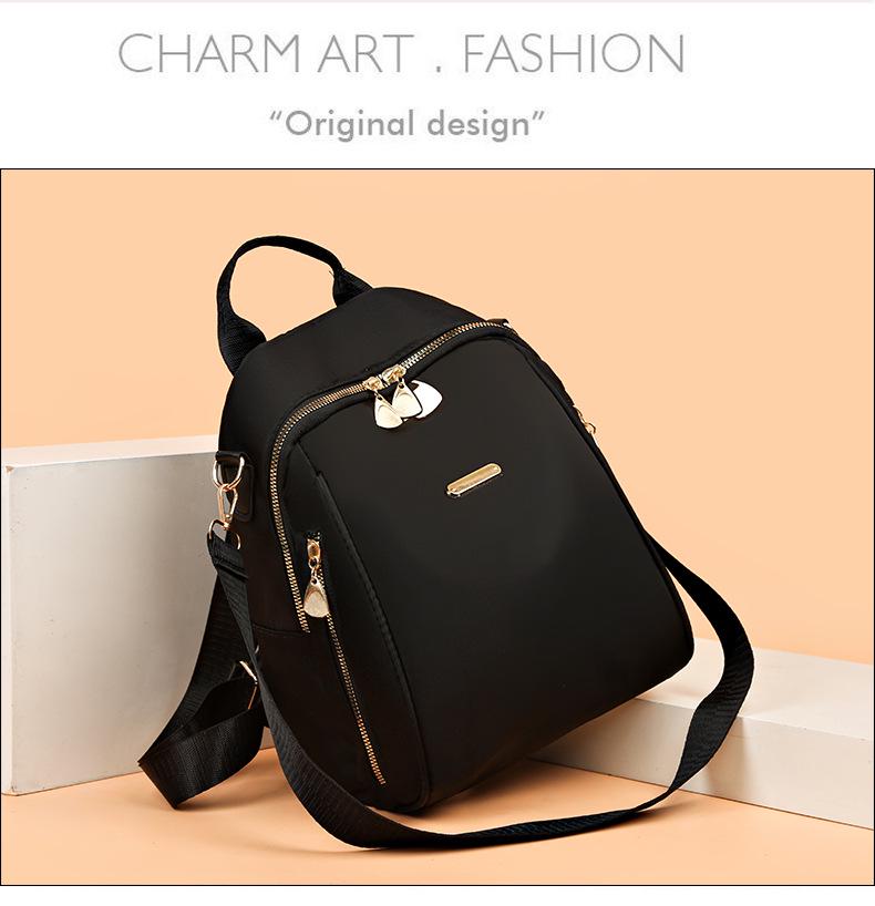 Versatile Korean Style Fashion Backpack for Women - High-End Oxford Cloth