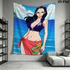 Nico Robin Wall Tapestry Aesthetic Wall Hanging Printed Fabric Blanket Decorative Tapestries For Bedroom Living Room Home Decor