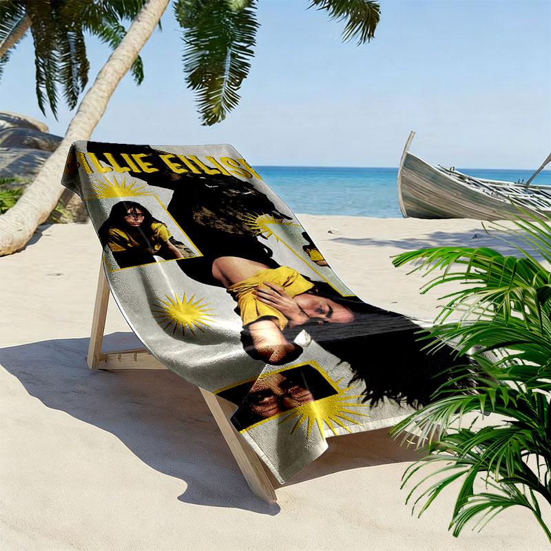 BE Beach Towel, Large Soft Quick Dry Towel for Beach Camping Swimming