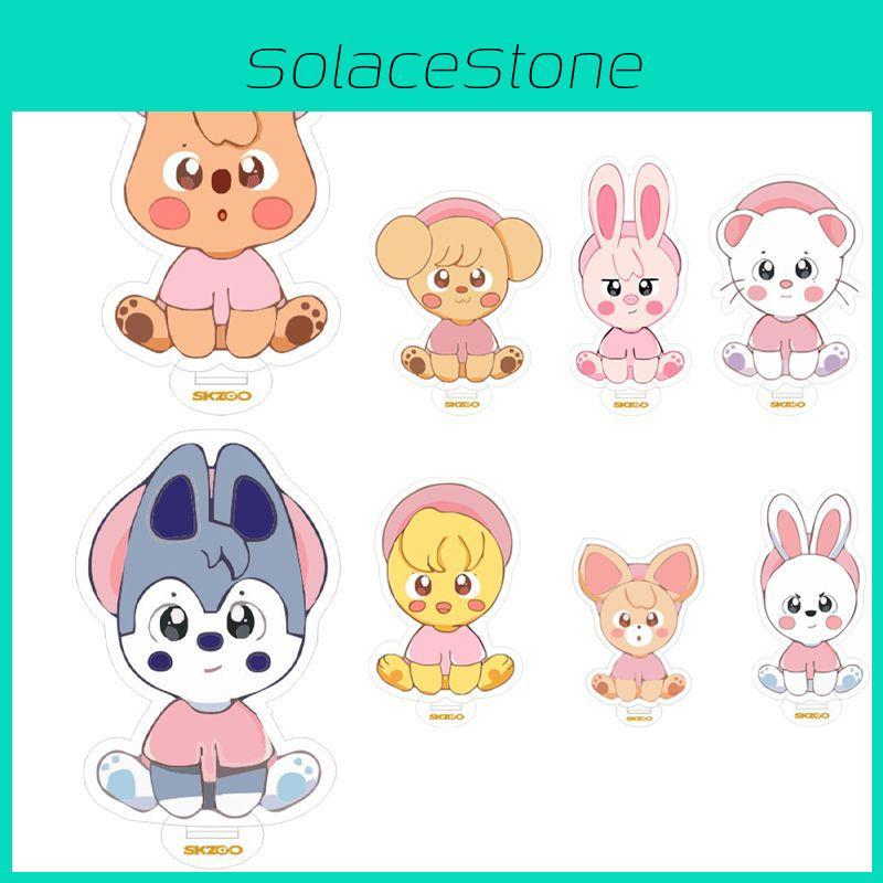 Skzoo Stray Kids Standfigur Schreibtisch-Aufsteller mit entzückendem Wolf Chan Design