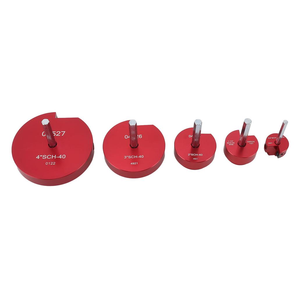 Pipe Fitting Reamer Kit Enlarge Pipe Diameter High Speed Steel Fade Resistant Pipe Reamer Tool Type