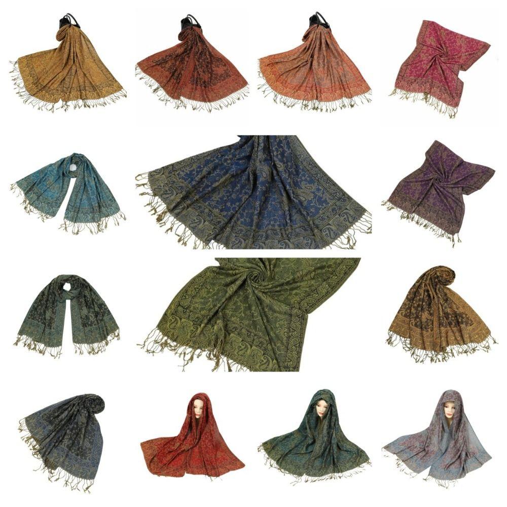 Ethnic Style Sunscreen Shawl Sun Protection Cashmere Scarf Soft Paisley Shawl  Travel