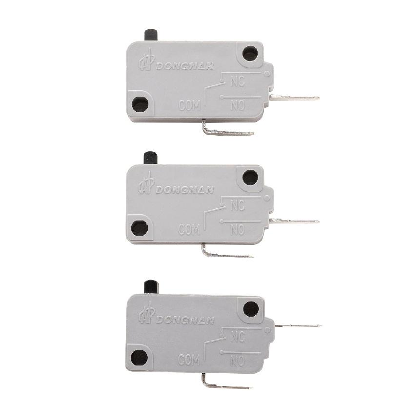 KW3A Microwave Oven Door Switch 16A 125V/250V Door Interloc (2 Normally Open and 1 Normally Close)