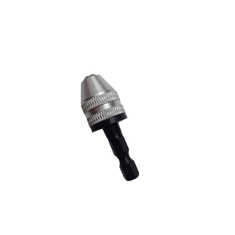 Quick-Change 3-Jaw Drill Chuck - Fits 0.3-6.5mm Bits, 3.6mm Hex Shank for Rotary Tools
