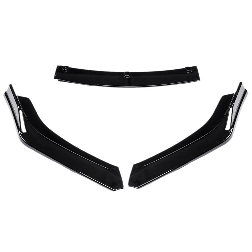 Skoda Superb 2016-18 Czarny Błyszczący Dodatek - Dolna Listwa Przedniego Zderzaka