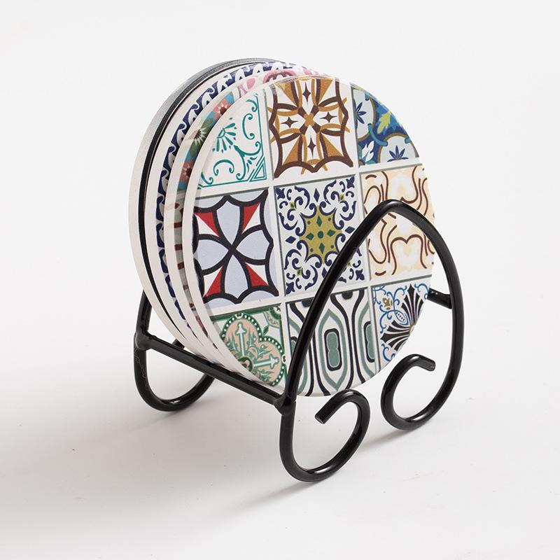 HeMu Coffee Coaster Absorbent Coaster Diatom Mud Nordic Ins Wind Insulation Coaster Tea Cup Ceramic Cup Coaster
