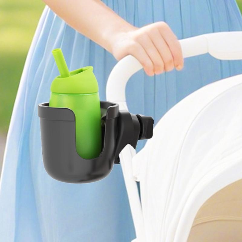 ABS Strollers Cup Holder Storage Organiser Nonslip Rubber Grip Flexible Silicone Insert for Secure