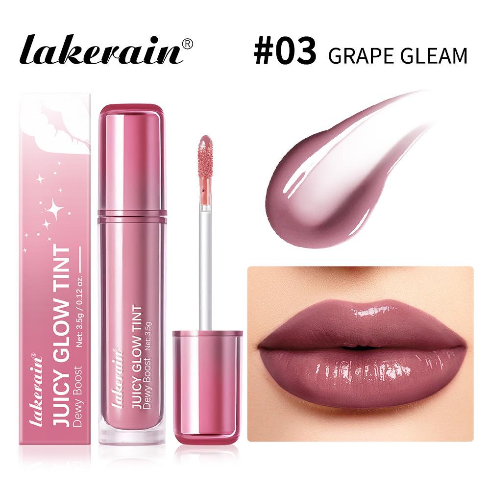 

Водостійкий блиск для губ Дзеркальний глітер Тінт для губ Стійкий Блискучий Зволожуючий Рожевий Плампер для губ Желейна помада Макіяж Косметика