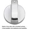 Metal stove knob for gas cooker - 6pcs 6mm universal control knobs