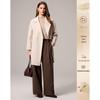 Women's Elegant Mid-length Wool Blend Coat Y245034N1
