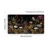 Wildflower Mushroom Desk Mat Gaming Mouse Pad Office Home Mouse Mat Computer Accessories Carpet Desk Organizer Big Mousepepad