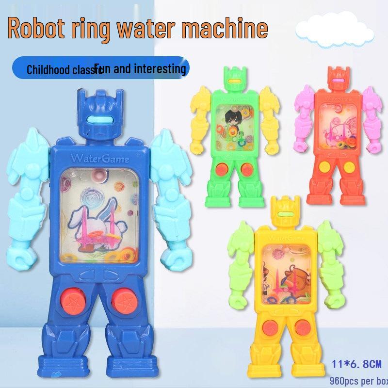 Classic 80s Water Ring Toss Game: Nostalgic Toy for Kids