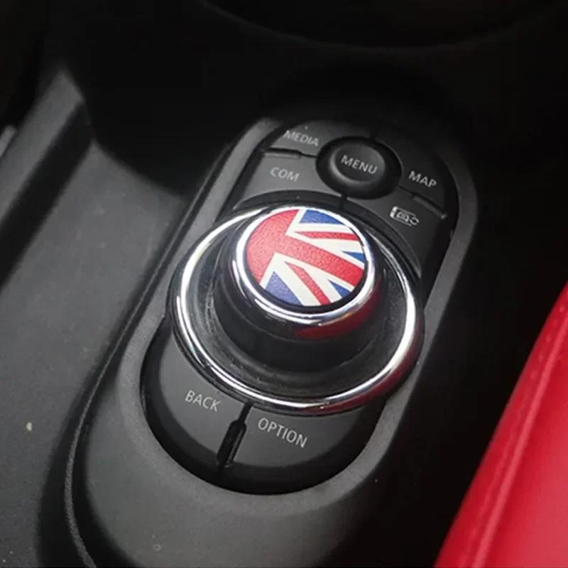 For BMW Mini Cooper Car Central Control Panel Multimedia Decorative Shell F55 F56 Protective Sticker for Mini Cooper Accessories