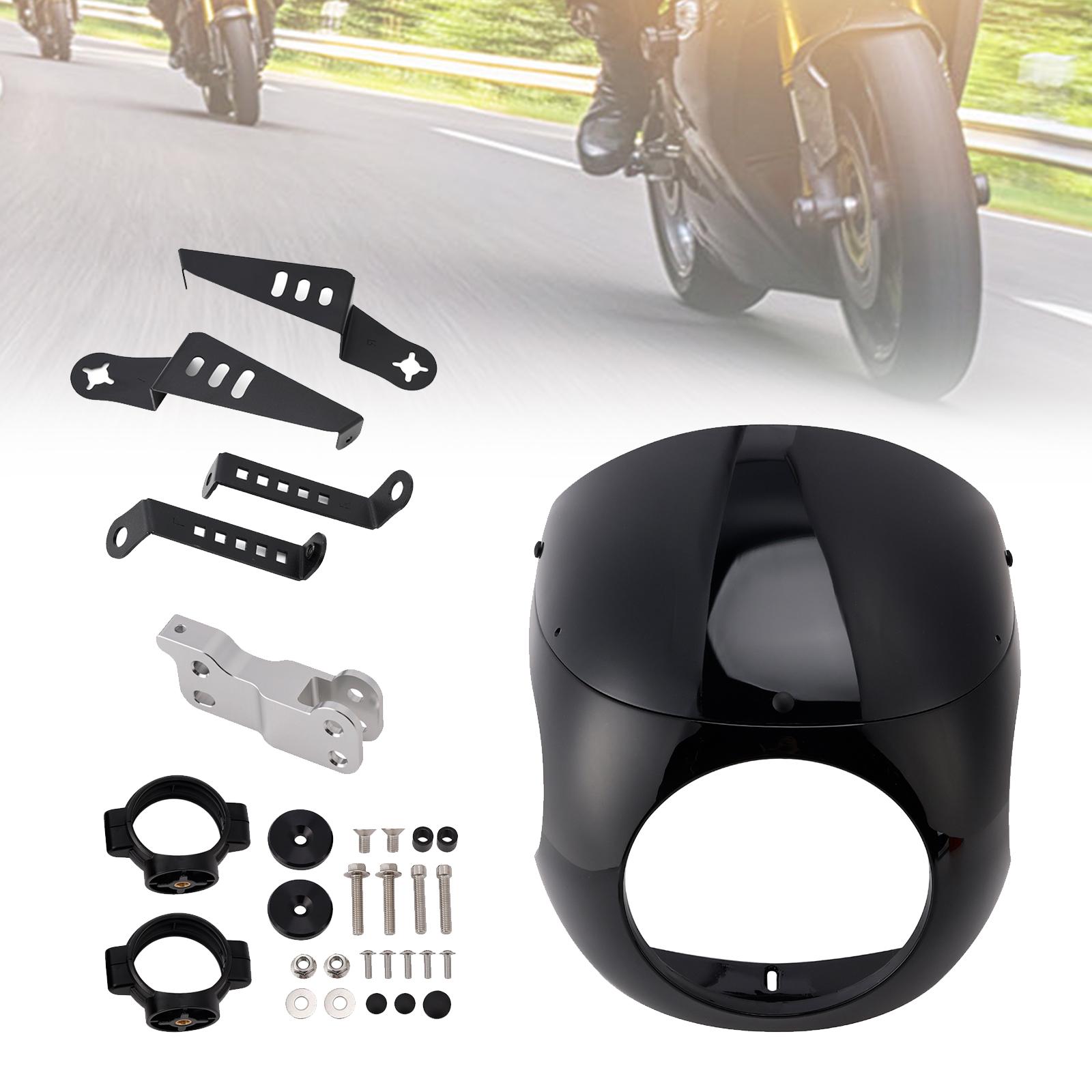 Windshield WindScreen fit for BMW R NINE T 2014-2024 Black+Black