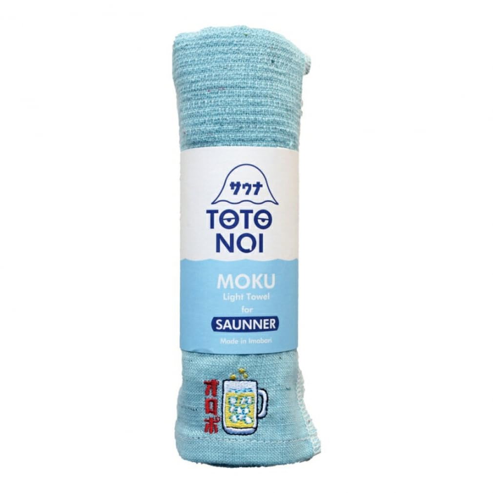 Sauna MOKU Face Medium Oropo [KON-TEX]  54120-105  Towel, Size, (Aqua)