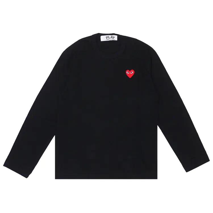 COMME des GARCONS PLAY CDG Unisex Long Sleeve T-Shirt AX-T118-051 Black L