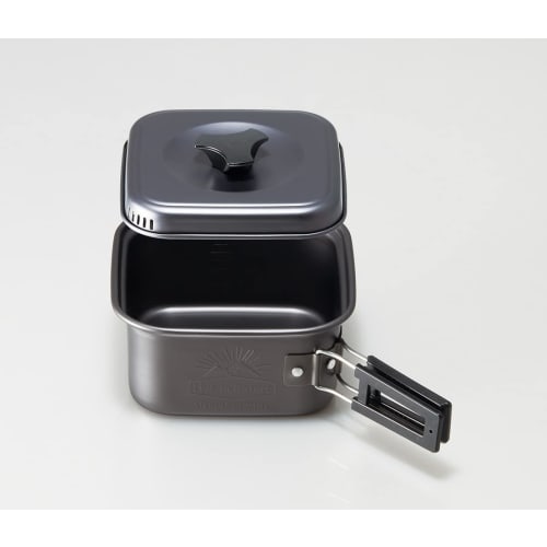 Skater Aluminum Square One Hand Pot Ramen Cooker 1.2L Outdoor Camping LiveL in Nature ANC1-A