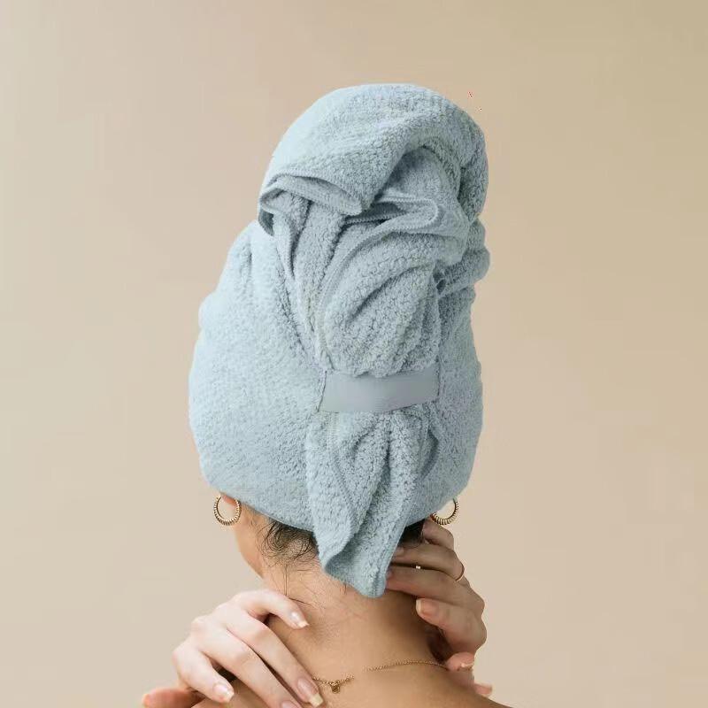 Coral Fleece Quick-Dry Hair Towel