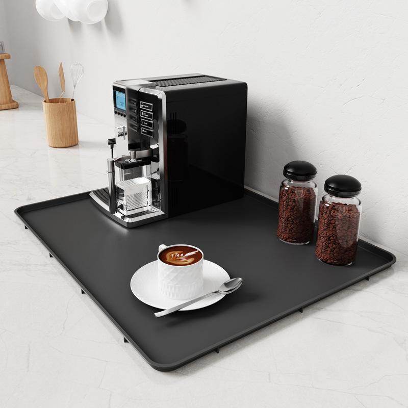 Kaffeematte Silikon Bartisch rutschfest Isolierung Abtropfschale Kaffeetasse Trocknen Bodenmatte