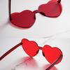 Candy Color Heart Shape Ocean Personality Frameless Children's Sunglasses Fashion Candy Love Sunglasses