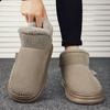 Shoes for Men Snow Loafers Warm Add Velvet Casual Shoes Ankle Boots Wear-resistant Non-Slip Ventilate Fabric Sports and Leisure