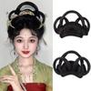 Kopfschmuck Antik Haarknoten Vintage Chinesisch Antiker Chignon Retro Hanfu Perücke Stirnband Täglich