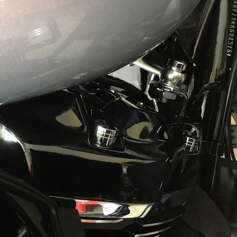 10 pcs Motorcycle Spark Cap Plug Screw Engine Head Bolt Cover Chrome for Motorcycles with 7/16" ( 11.5mm)