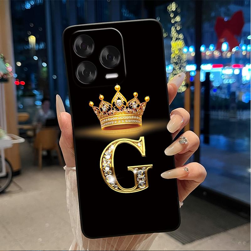 Case For ZTE Blade V70 Vita/Nubia V70 Design Soft Silicone Black Case Shockproof Beautiful Trendy Crown Letter Pattern Shell
