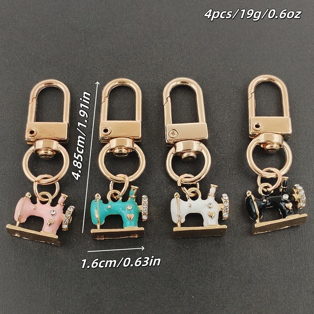 Sewing Style On Go Mini Sewing Machine Keychains For Fashionistas Mini Sewin Machines Charms Retro