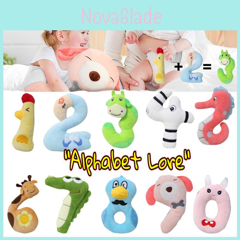 Non-toxic Plush Toy Alphabet Lore Number Blocks Decor Xmas Gift