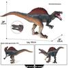 Children's Dinosaur Toy Set: King Kong, Tyrannosaurus Rex, Aurochs, Pachycephalosaurus, Spinosaurus, Therizinosaurus Model.
