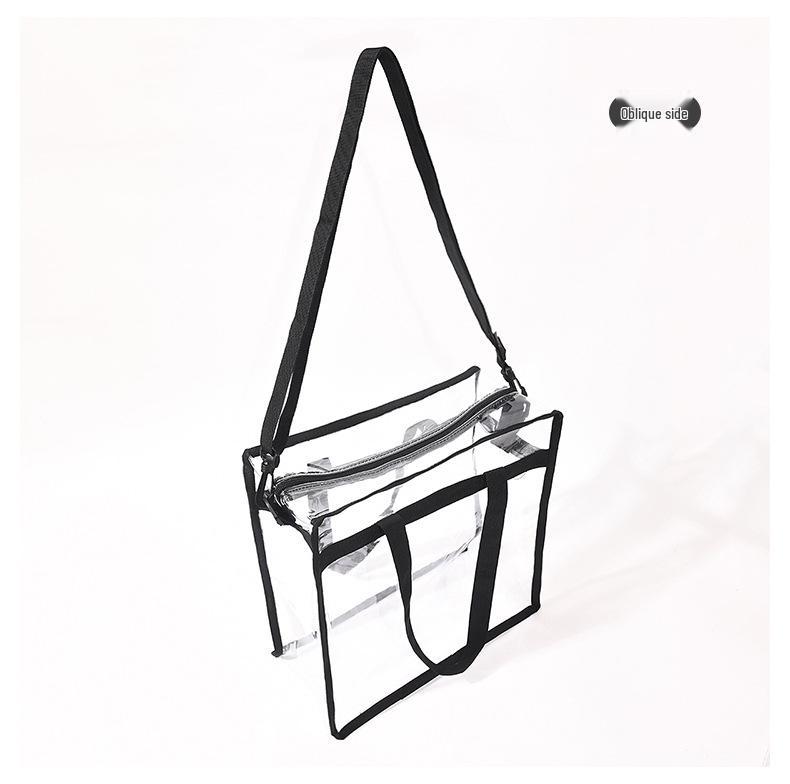 Clear PVC Large Capacity Portable Makeup & Toiletries Tote Bag