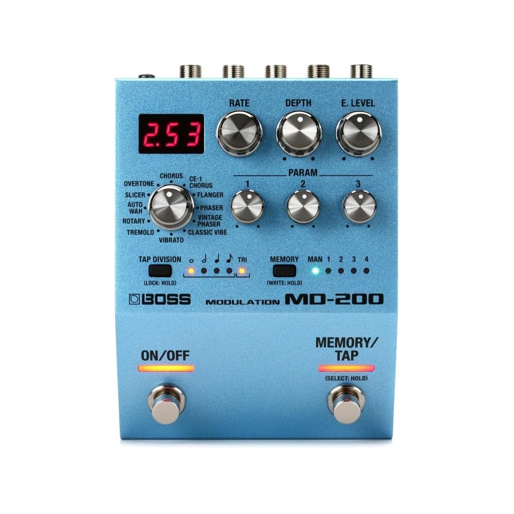 BOSS MD-200 Modulation Effects Pedal 12 Effects Compact Design for Guitar