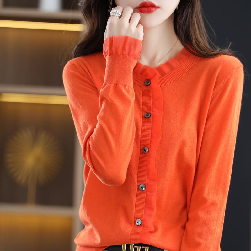 Pulover de lână pentru femei Qinghe Cașmir 50% Mătase 50% Lână Primăvară și Vară Lână Mânecă Scurtă Vestă fără Mâneci Moale și Confortabil