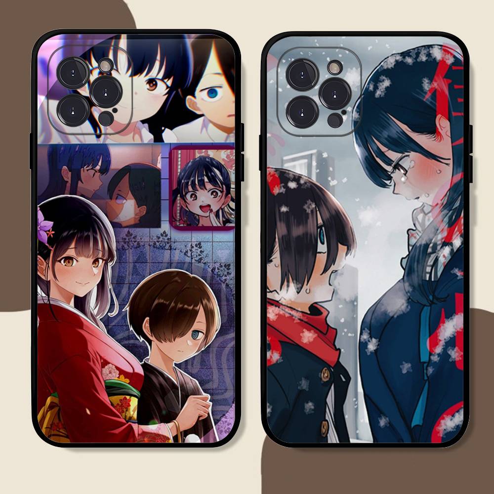 Popular Anime The Dangers In My Heart Phone Case For IPhone 17 16 15 14 13 12 11 Pro Max Plus Mini Silicone Black Cover